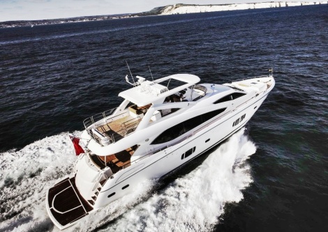The Sunseeker 88 Yacht is also a popular model amongst client searches this spring