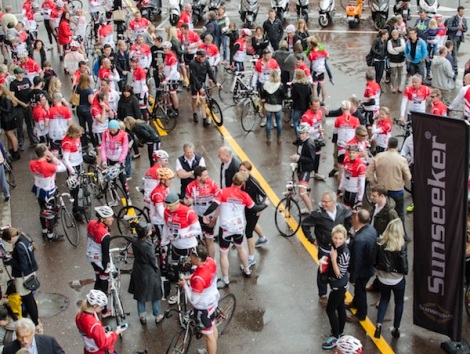 140 riders took part in the 3rd annual St Tropez to Monaco bike ride, which took place on April 27th