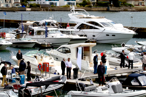 The Sandbanks Boat Show, pictured here last year, attracts many local residents from the Poole area 