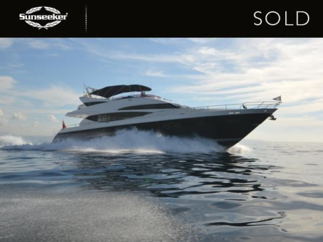 The Princess 78 "AMATRIX" has been sold by Sunseeker Southampton