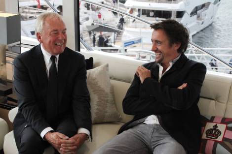 Robert Braithwaite, pictured here with Richard Hammond at last year's show, will lead the new model presentation for Sunseeker