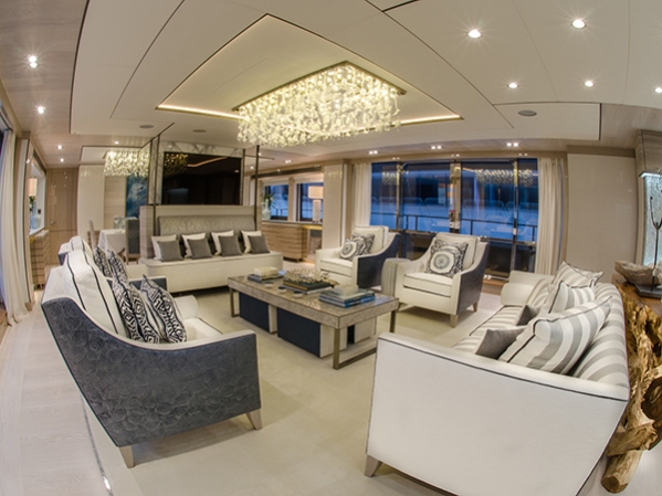“THUMPER” boasts some never-seen-before features on a Sunseeker, with interior and deck customisations
