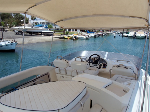 'SEA FOX' has a great flybridge to sail from and also to sit back and relax on