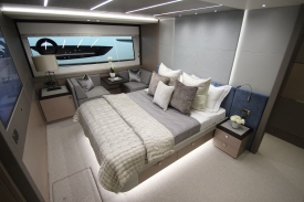 AJI enhance the beauty of our yachts with their luxurious yacht interior styling